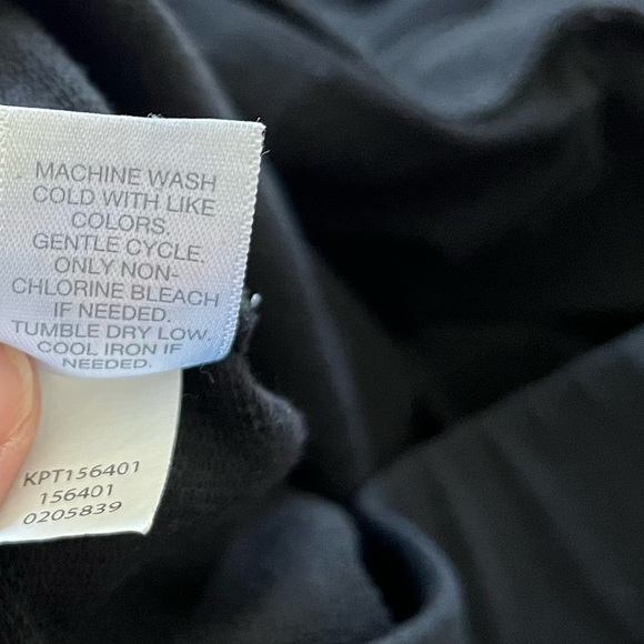 PURE JILL PULL ON SOFT PANTS W/ LEG HEM RUCHING DETAIL SIZE XL MINIMALIST COMFY - Picture 5 of 9